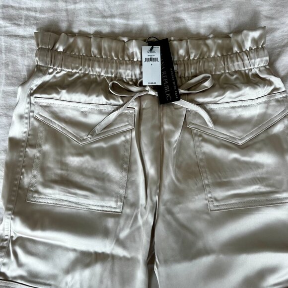 Brand New-Banana Republic Santin Cargo Jogger Size small Color: Oyster - Picture 4 of 5